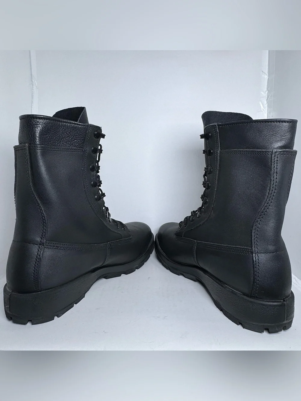 BELLEVILLE 360ST Men's Steel-Toe Military Black Leather Vibram Boots Size 12M